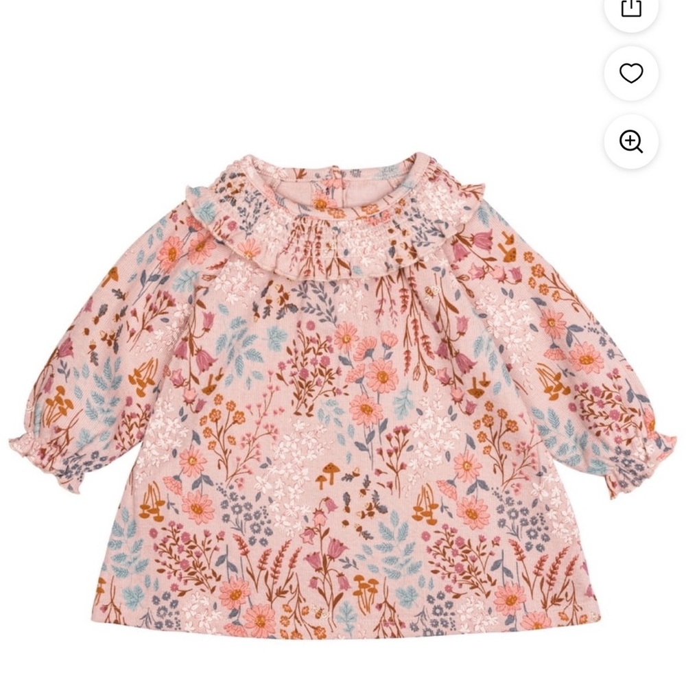 Gerber Modern Moments Floral Baby Dress